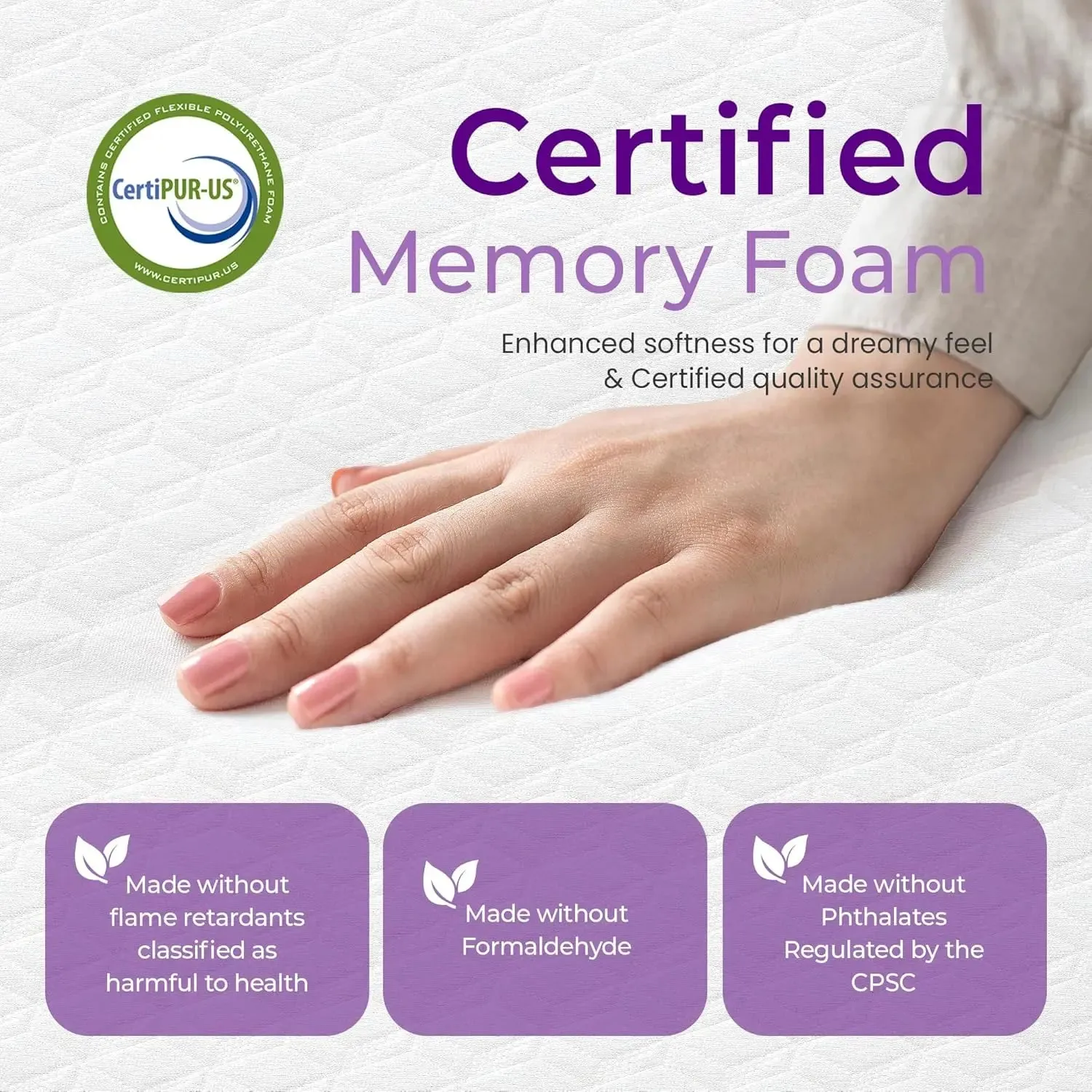10 Hybrid Memory Foam Mattress