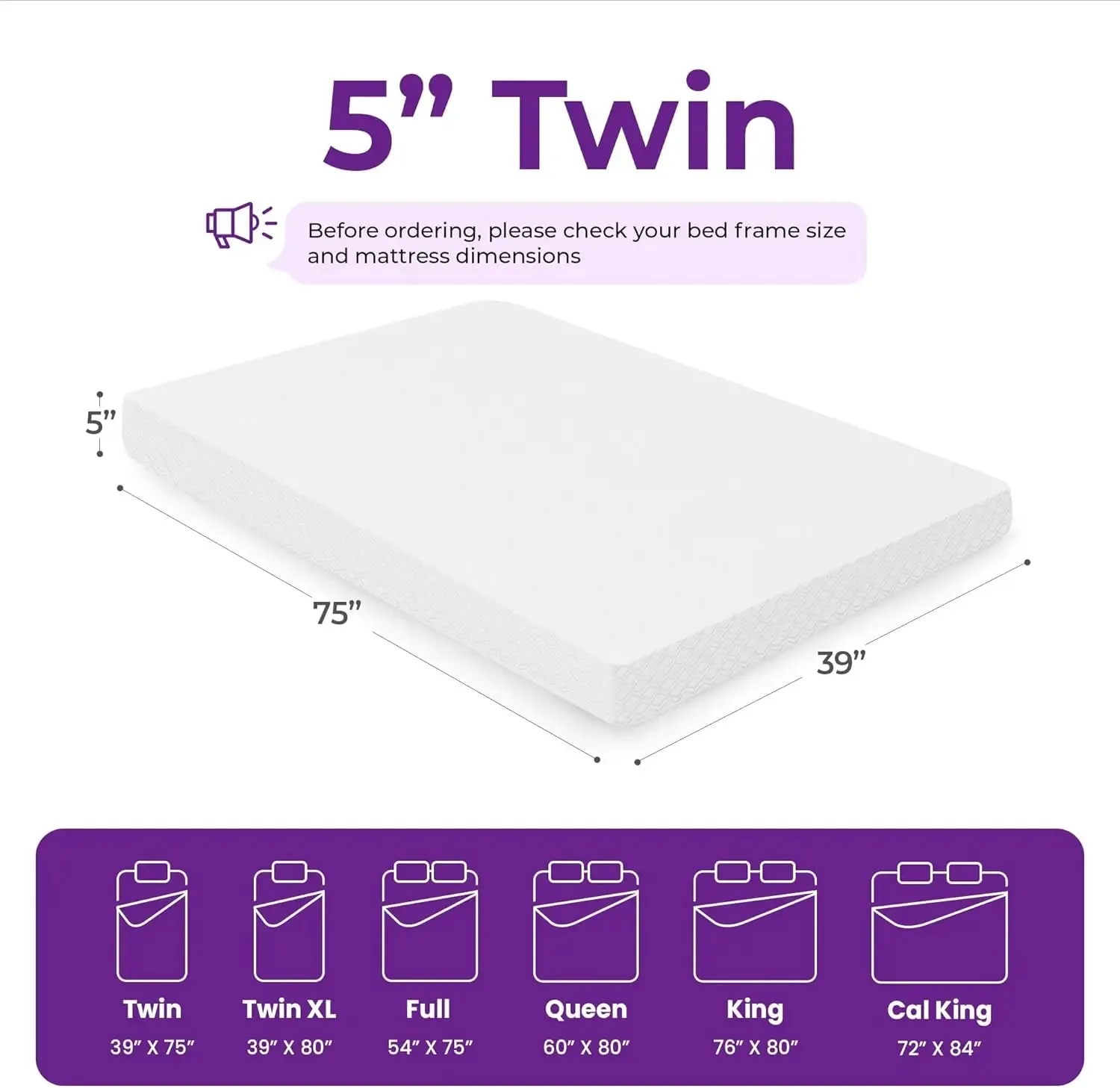 10 Hybrid Memory Foam Mattress