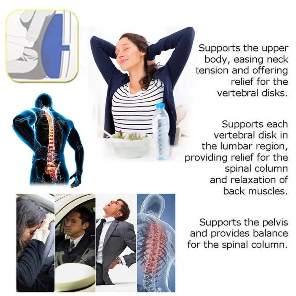 12v Lumbar Support Cushion & Massager