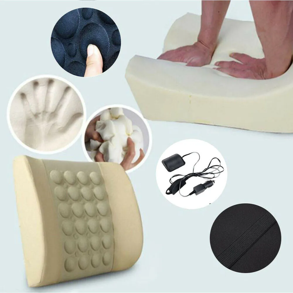 12v Lumbar Support Cushion & Massager