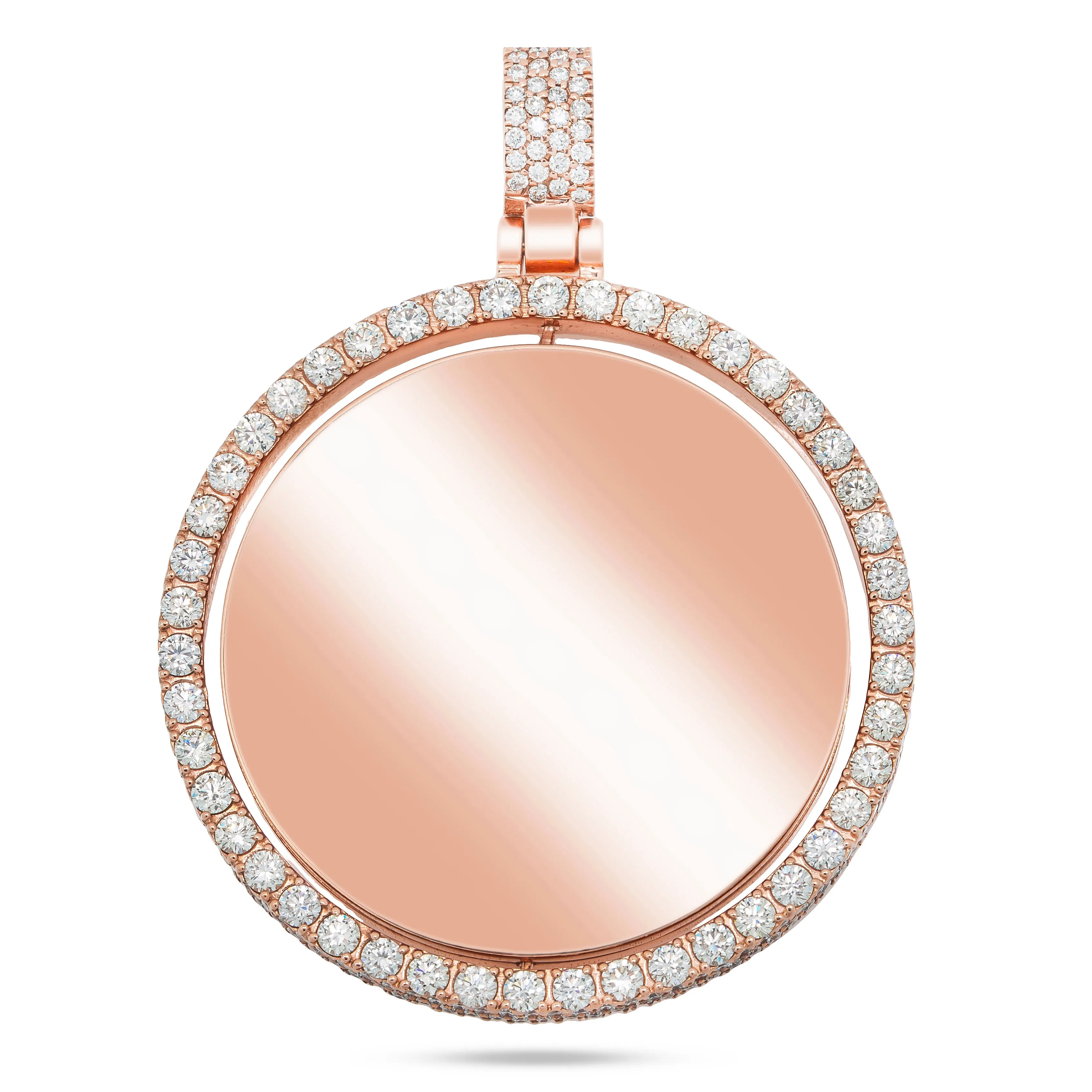 14k Double-Sided Memory Pendant 6.35ctw