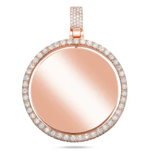 14k Double-Sided Memory Pendant 6.35ctw
