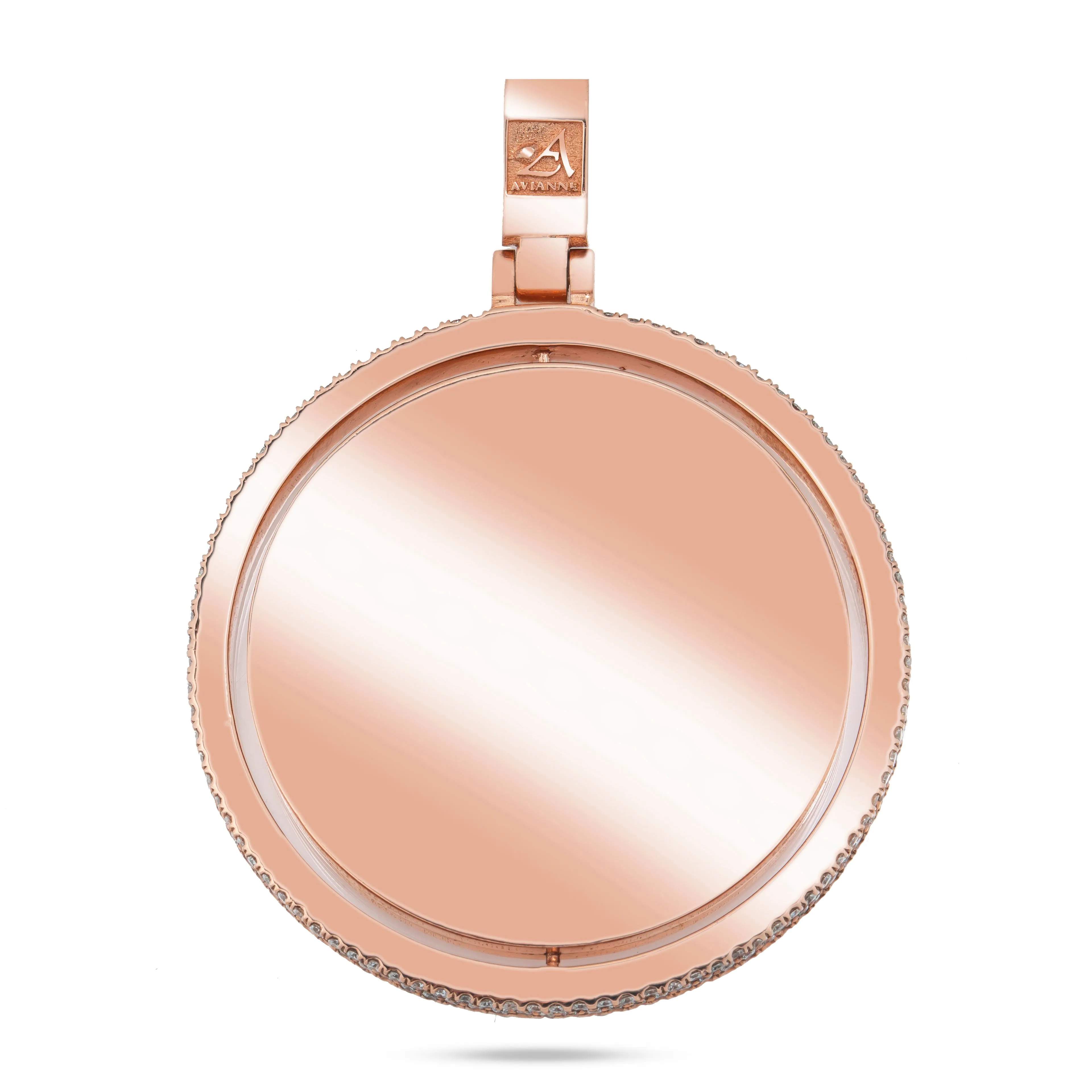 14k Double-Sided Memory Pendant 6.35ctw