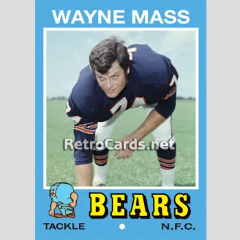 1971T Wayne Mass Chicago Bears