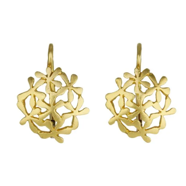 22K Gold "Baby's Breath" Earrings