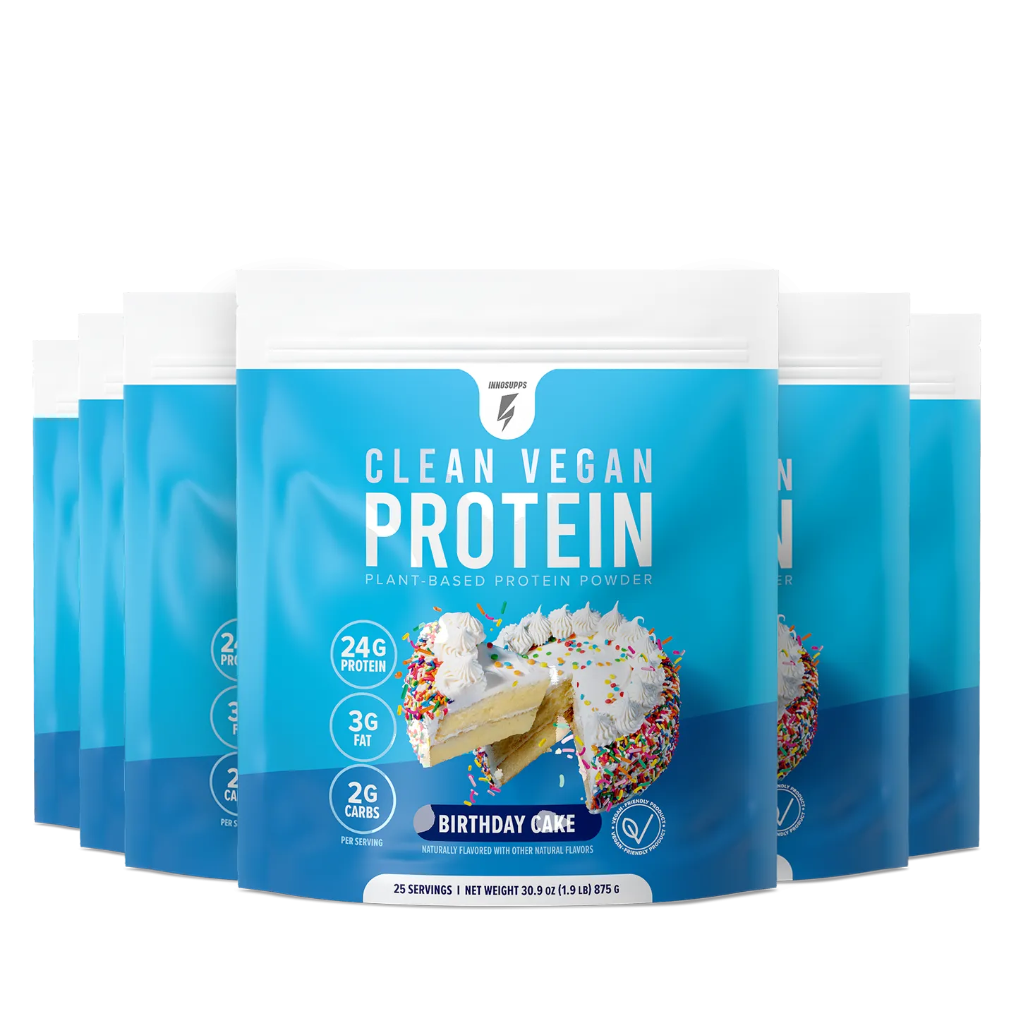 6 Bottles of Clean Vegan Protein