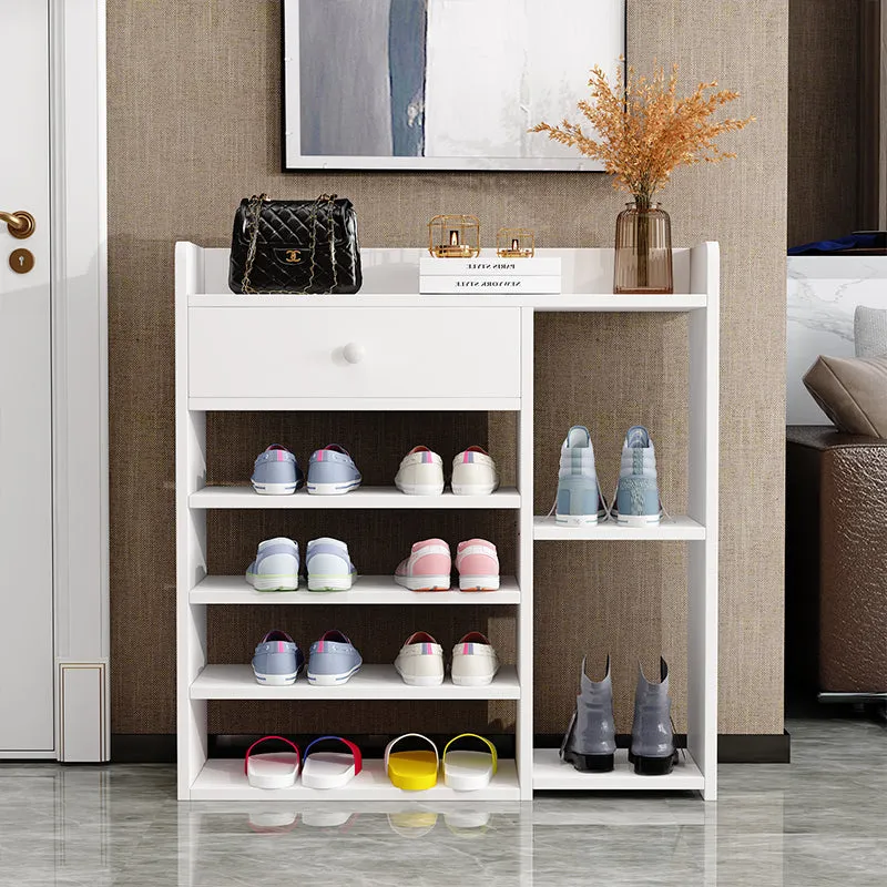 7 Tiers Wooden Shoe Rack Cabinet "White"