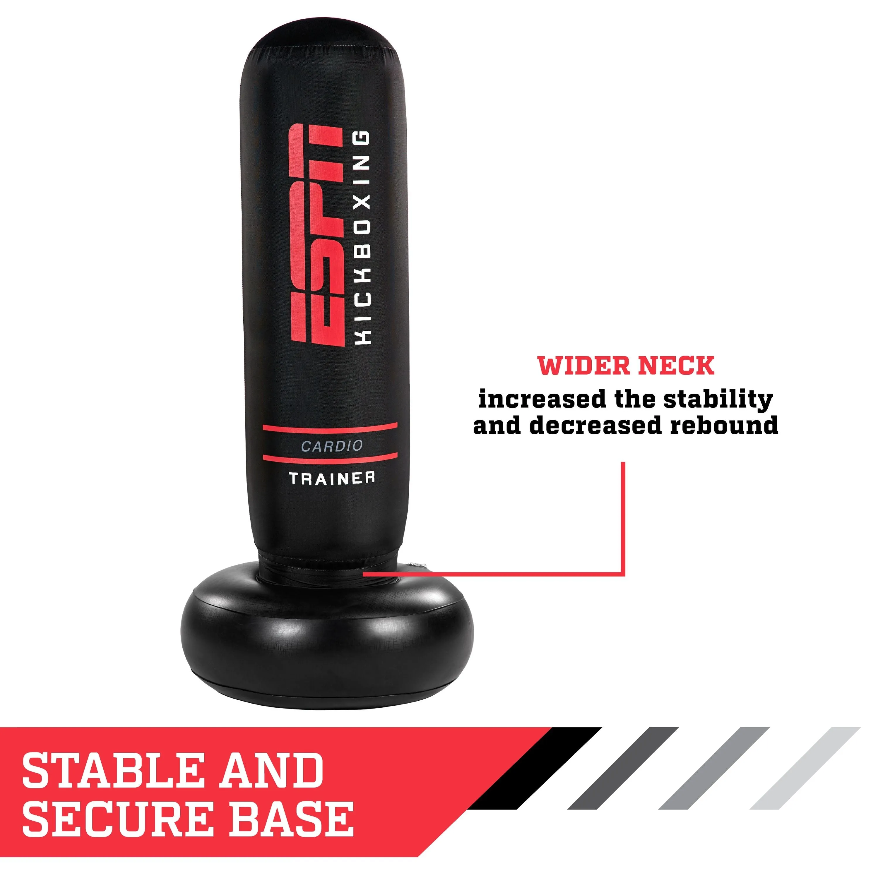 70" Tall Heavy Duty Inflatable Cardio Fitness Kickboxing Punching Bag