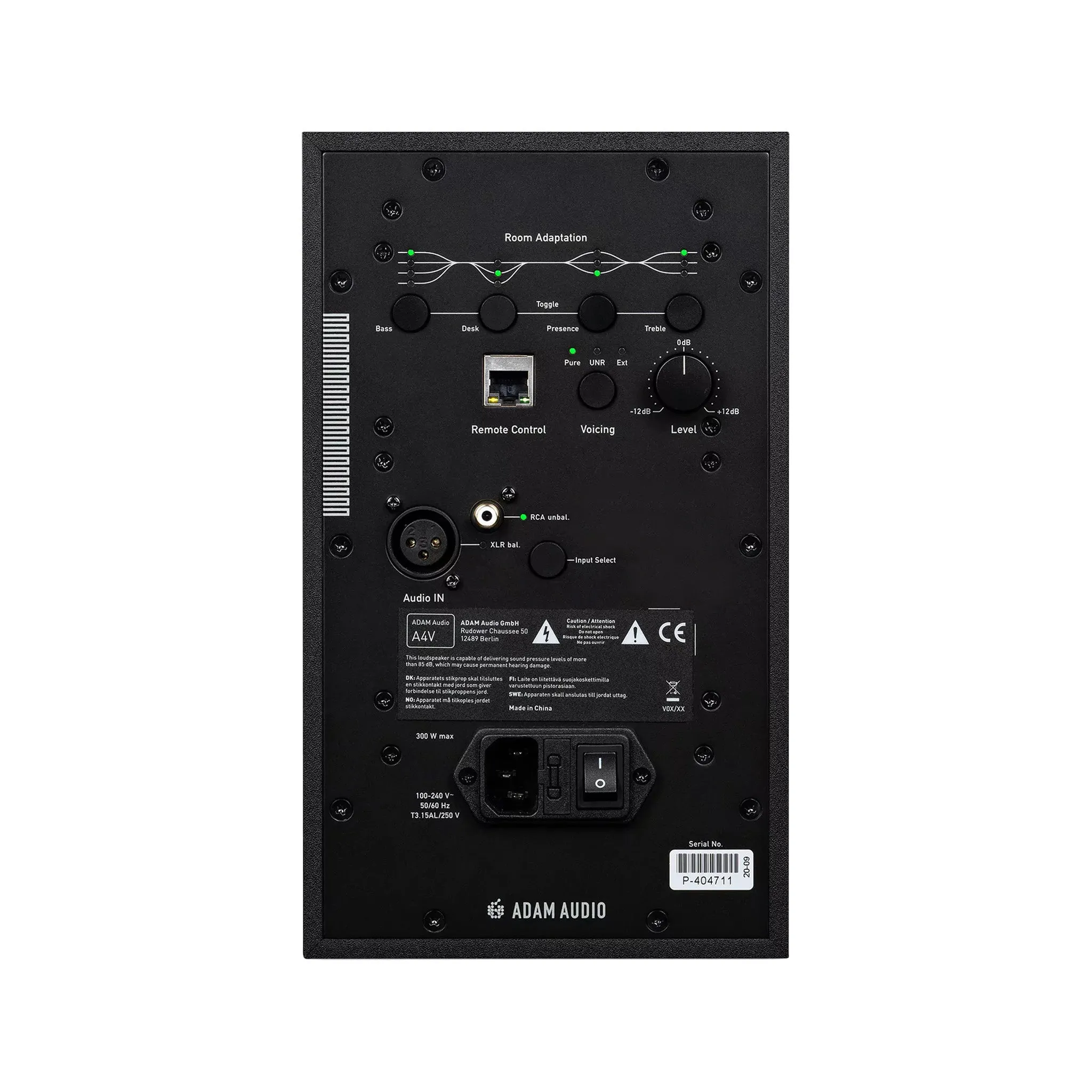 ADAM Audio A4V 4-inch Active Studio Monitor Pair w/MONO Stands