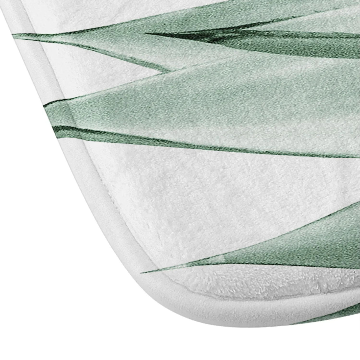 AGAVE GREEN SUMMER VIBES MEMORY FOAM BATH MAT