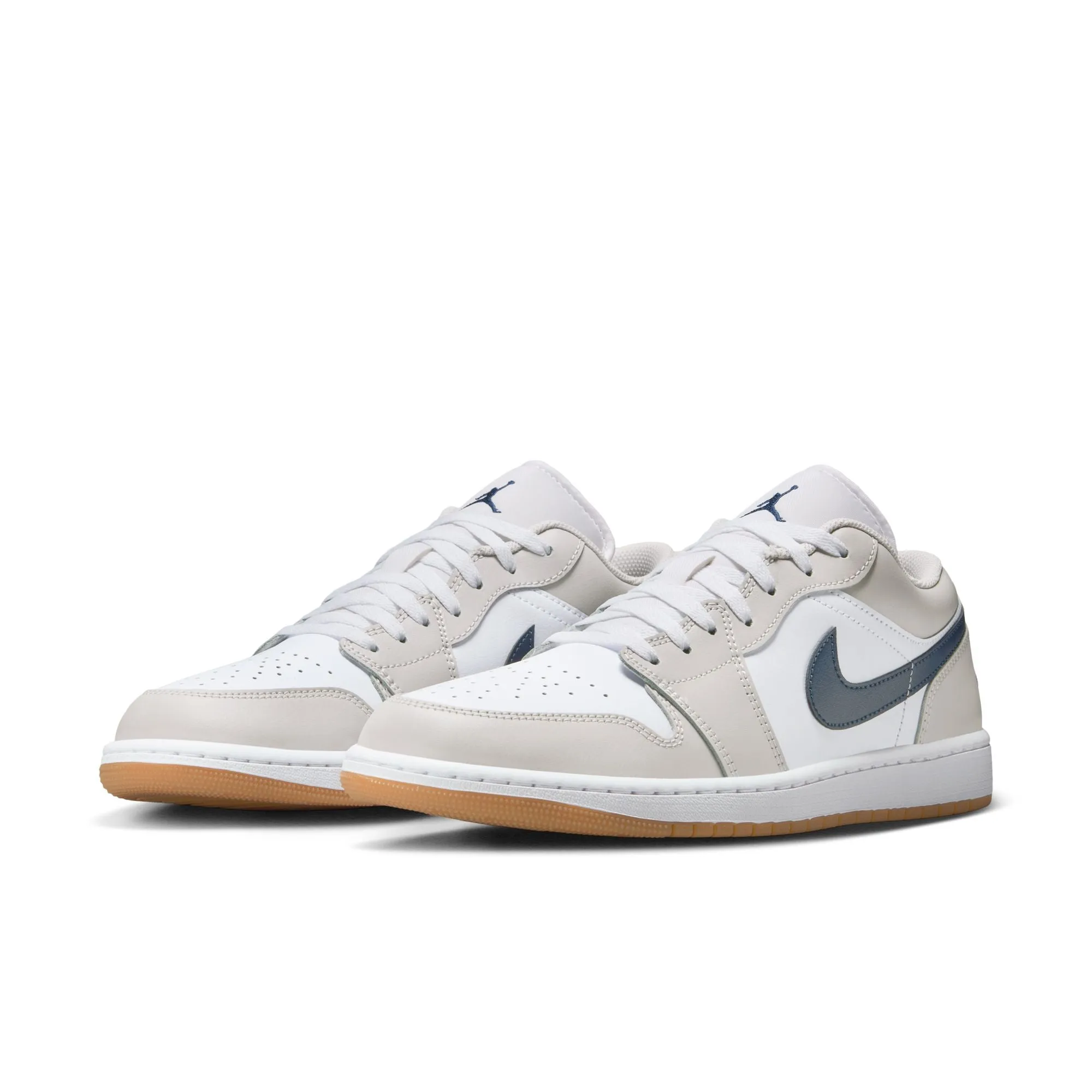 AIR JORDAN 1 LOW 553558-146 "MIDNIGHT NAVY/NUTRAL GREY" - MIDNIGHT NAVY/NUTRAL GREY