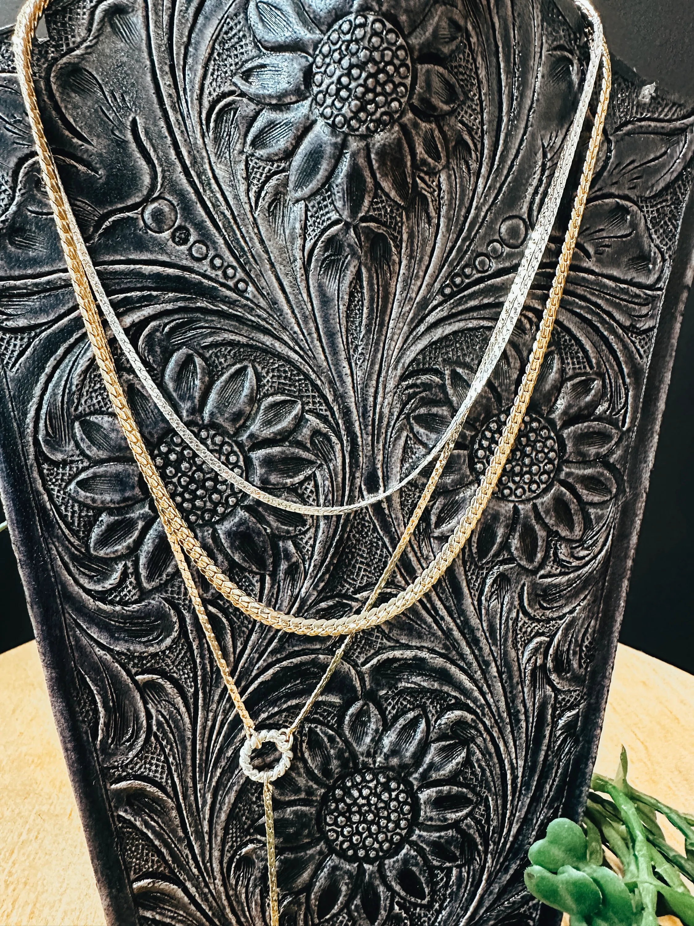 All The Chic Things Multi Layer Drop Necklace