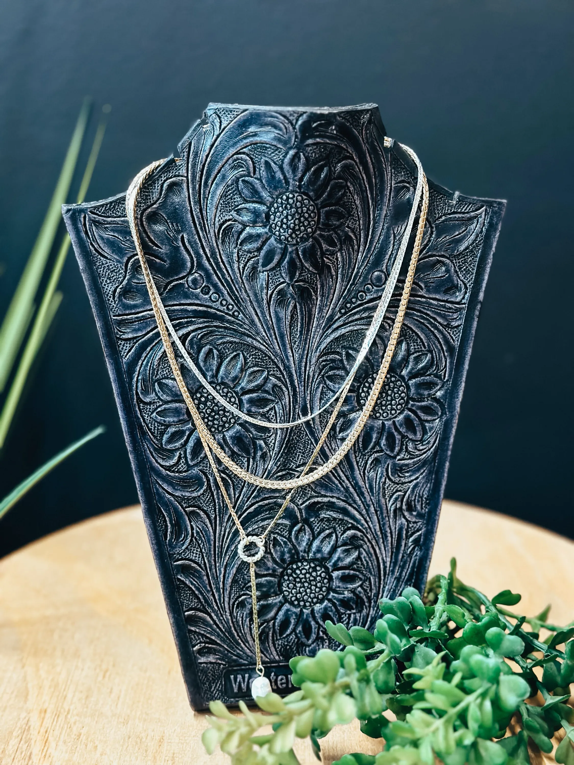 All The Chic Things Multi Layer Drop Necklace