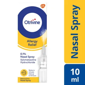 Allergic to alleviating nasal spray OTRIVINE Allergy RELIEF NASAL Spray -10ml (EXP:02/2025)