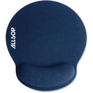 Allsop ComfortFoam Memory Foam Mouse Pad with Wrist Rest - Blue - (30206)
