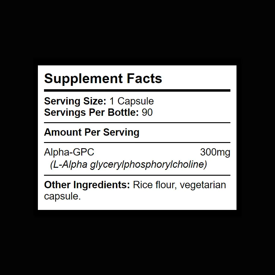 Alpha GPC - 90x 300mg