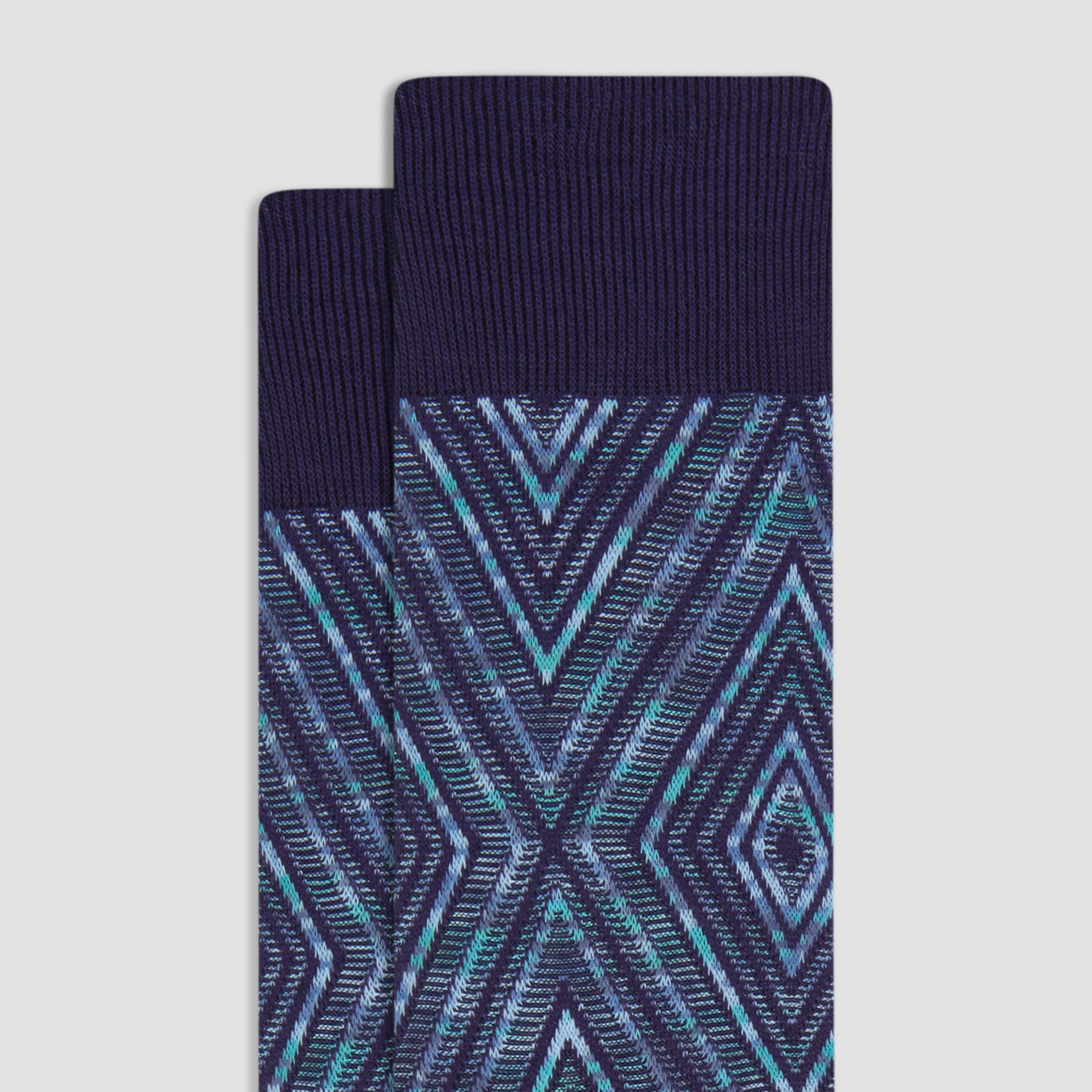 Argyle Mid-Calf Socks