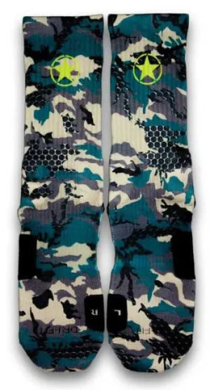 Army Camy Pro Custom Elite Socks