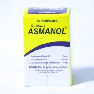 Asmanol 50 Tablets treat shortness of breath