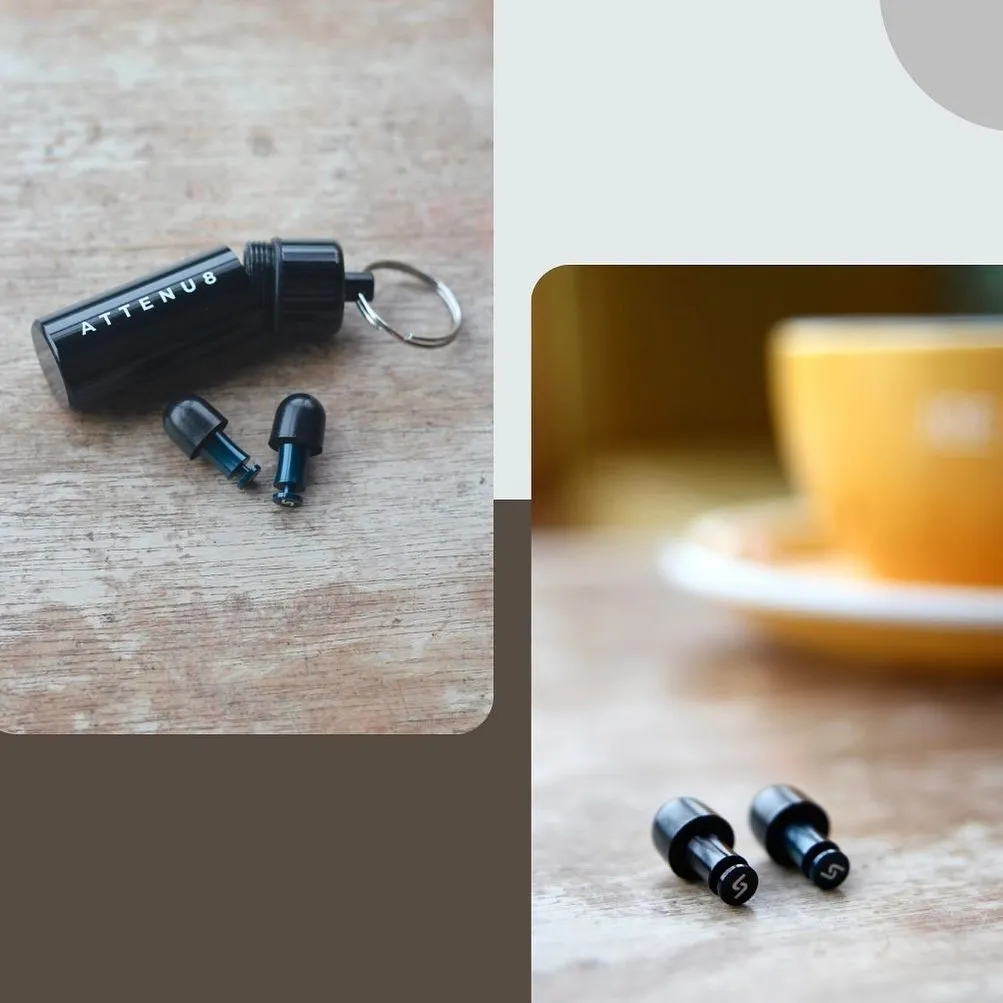 ATTENU8 Ear Plugs - Satin Silver