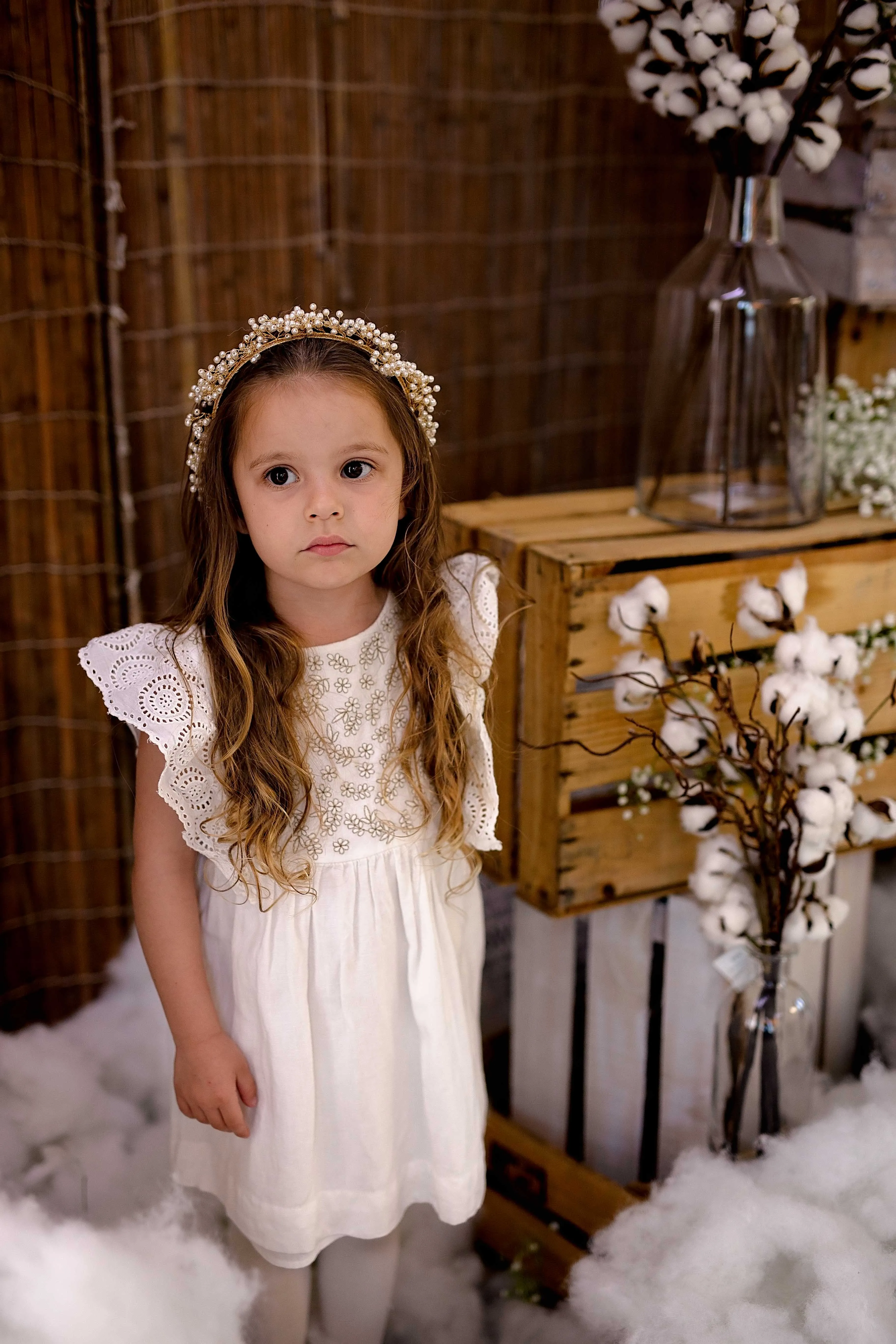 Baby's Breath Royal Headband - Black Bugle