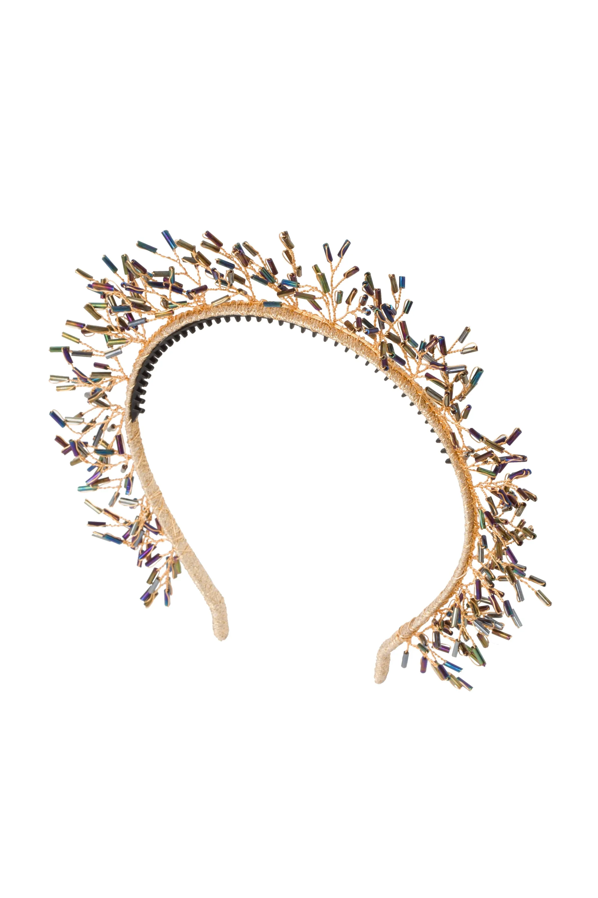 Baby's Breath Royal Headband - Black Bugle