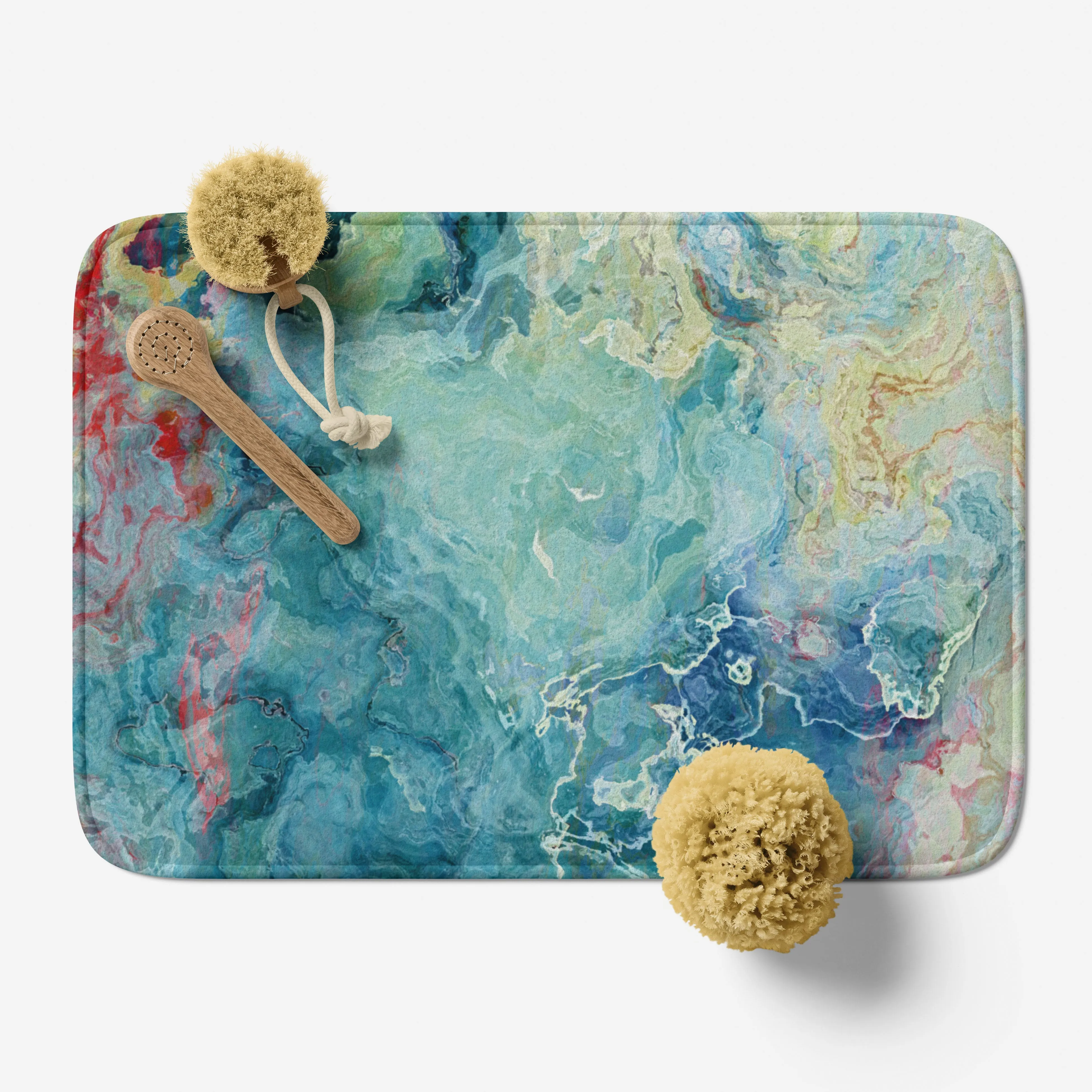 Bath Mat, Cool Cucumber
