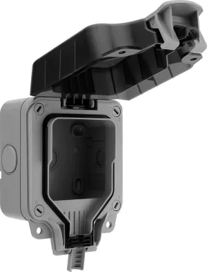 BG WP1GEC-02 Weatherproof Nexus Storm Single Empty Enclosure