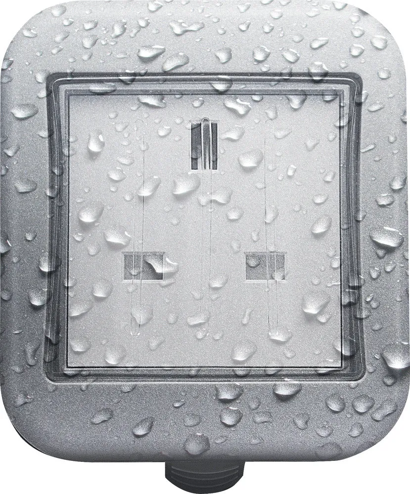 BG WPB23 Weatherproof IP55 13A 1G Unswitched Socket