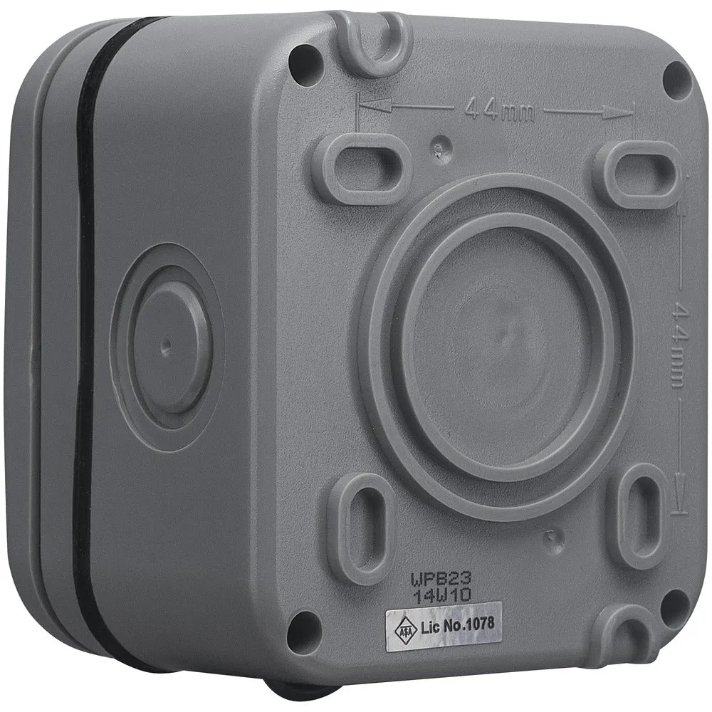 BG WPB23 Weatherproof IP55 13A 1G Unswitched Socket