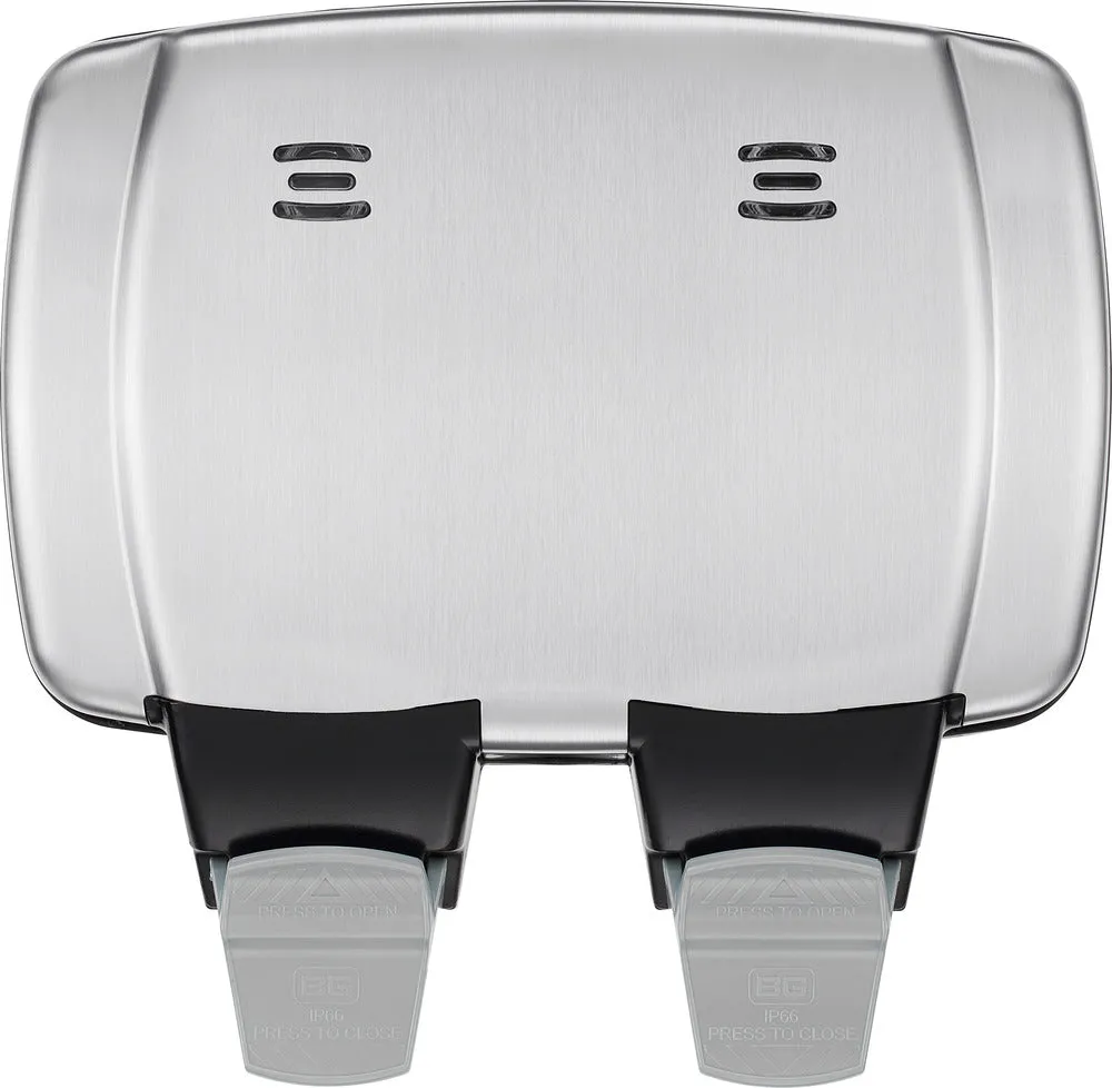 BG WPL22 Weatherproof Decorative 13A 2G DP Switched Socket