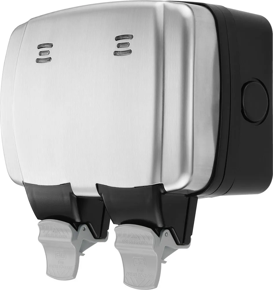 BG WPL22 Weatherproof Decorative 13A 2G DP Switched Socket