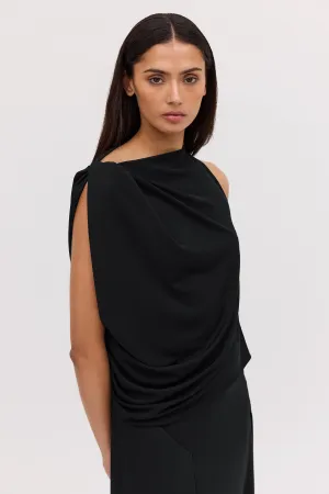 BLACK JERSEY ROMA TOP