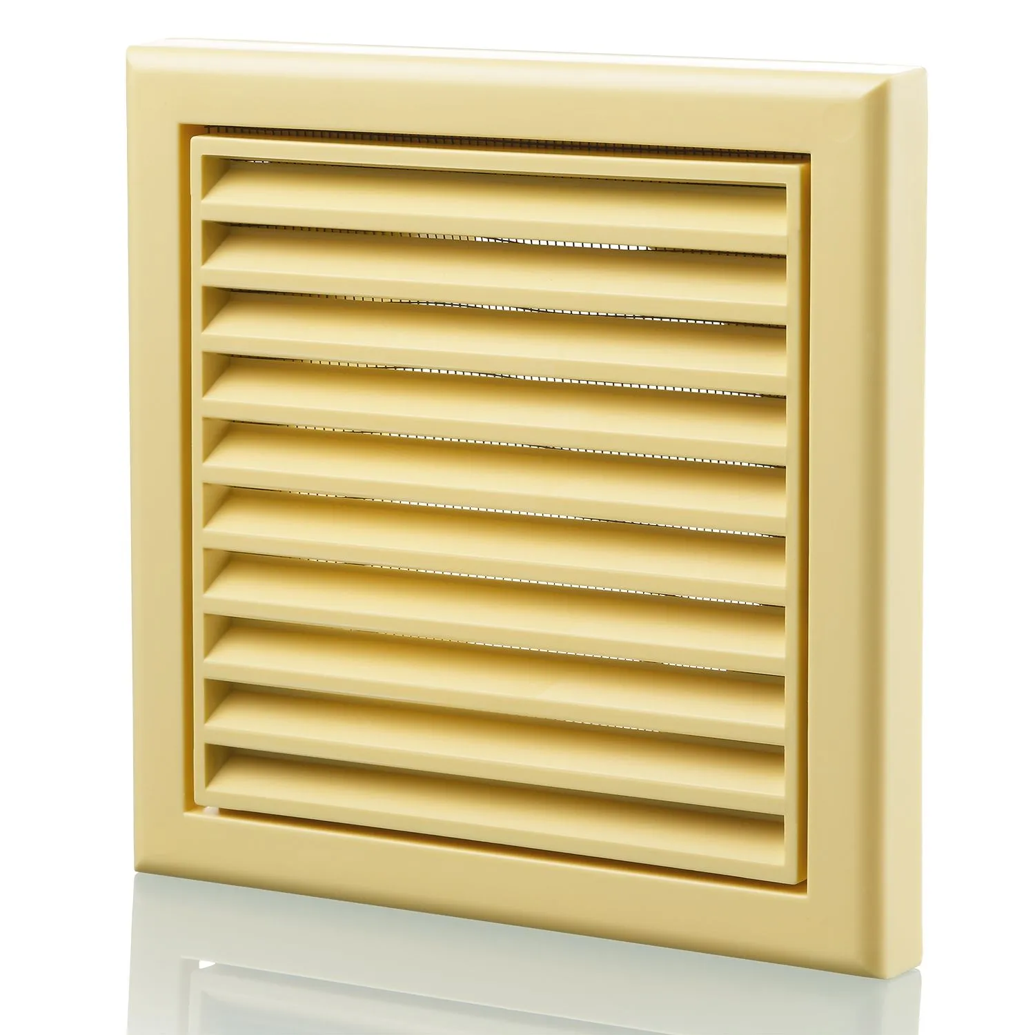 Blauberg DECOR 185X185/125S COTSWOLD STONE Plastic Vented Fixed Blade Air Ventilation Louvred Grille 5" 125mm