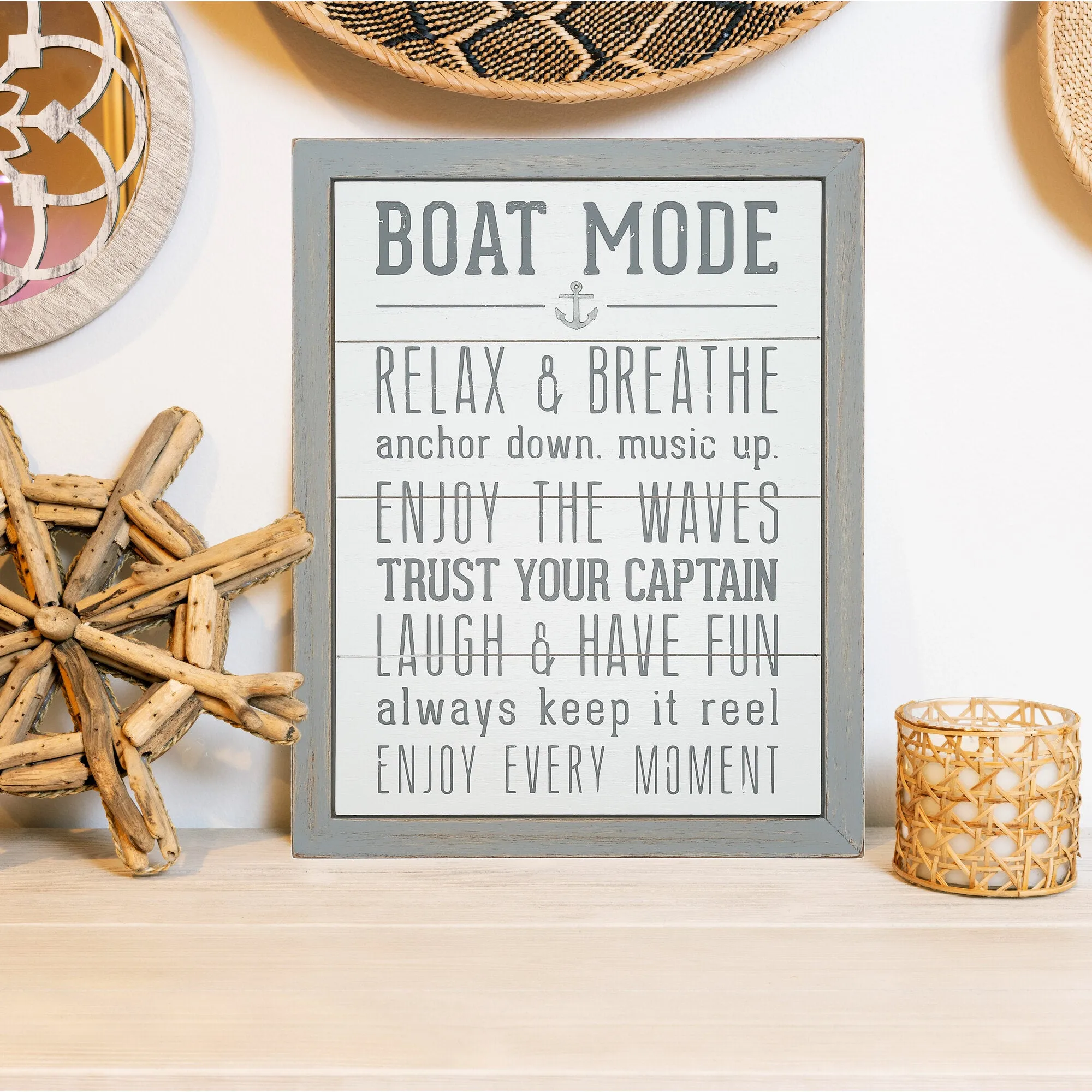 Boat Mode 12" x 15" MDF Sign