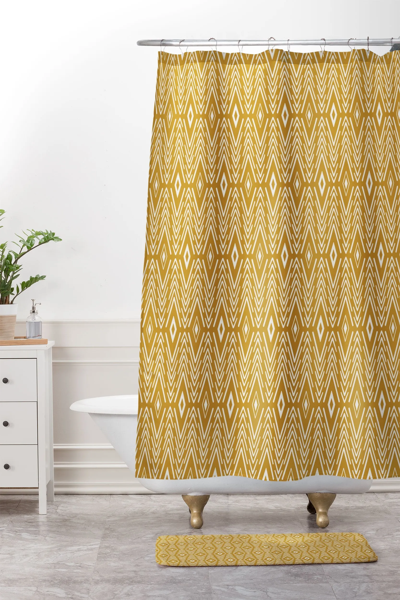 BOHEMIAN DIAMONDS HONEY MEMORY FOAM BATH MAT