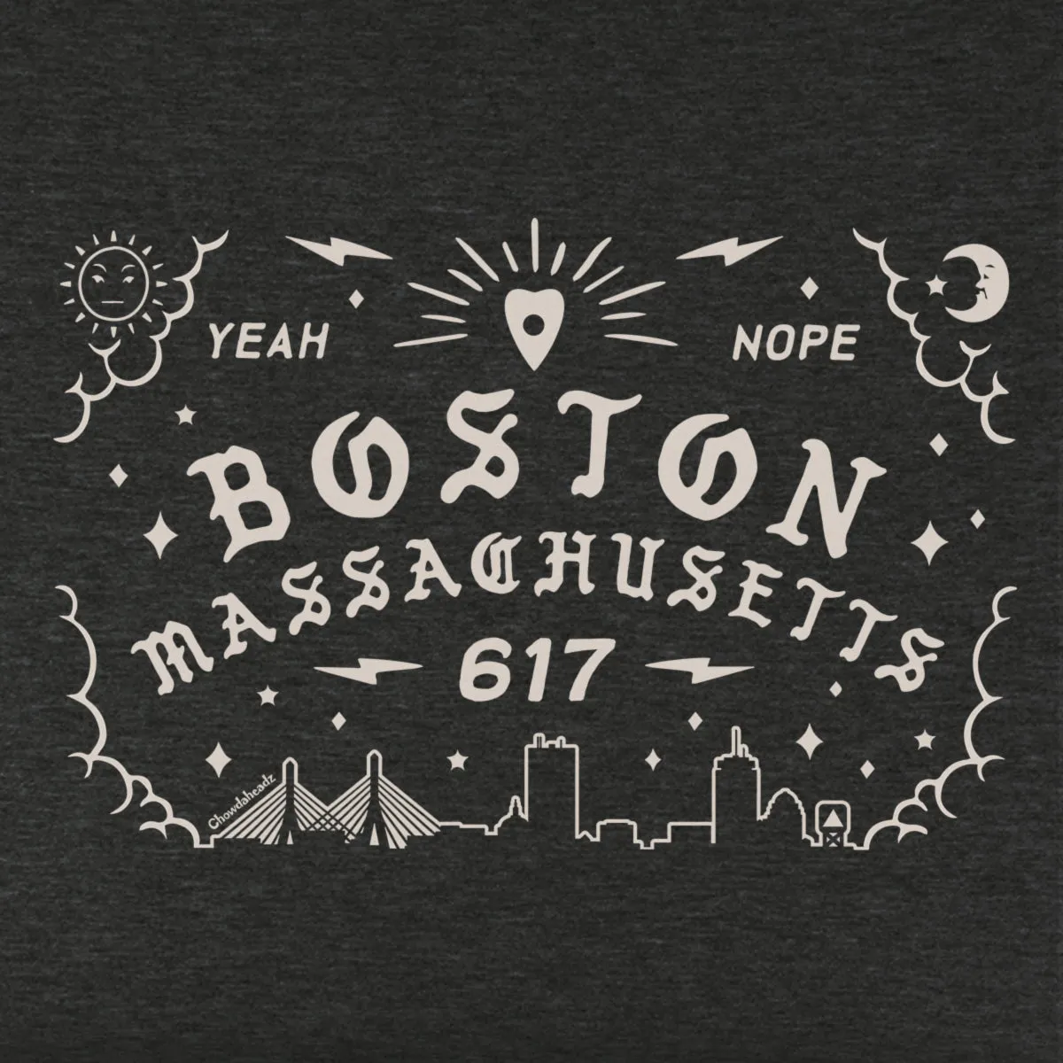 Boston Mass Spirit Board Youth Hoodie
