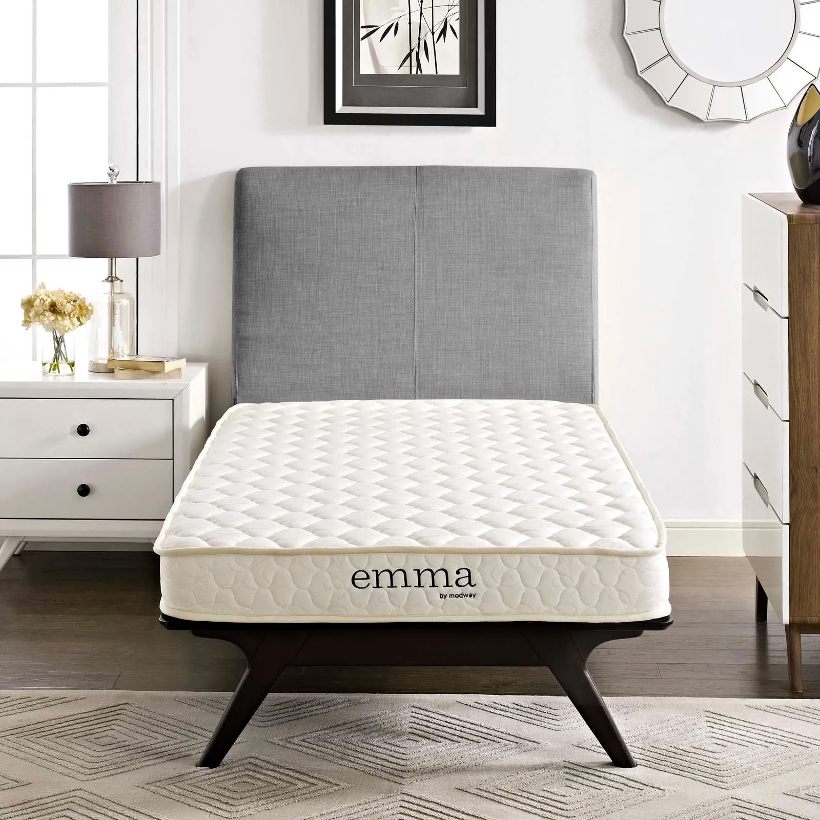 Brand new Emma 6" Modway Emma Two-Layer Memory Foam Mattress, TWIN! Comes rolled/compacted for easy transport! Retails $240 W/Tax!