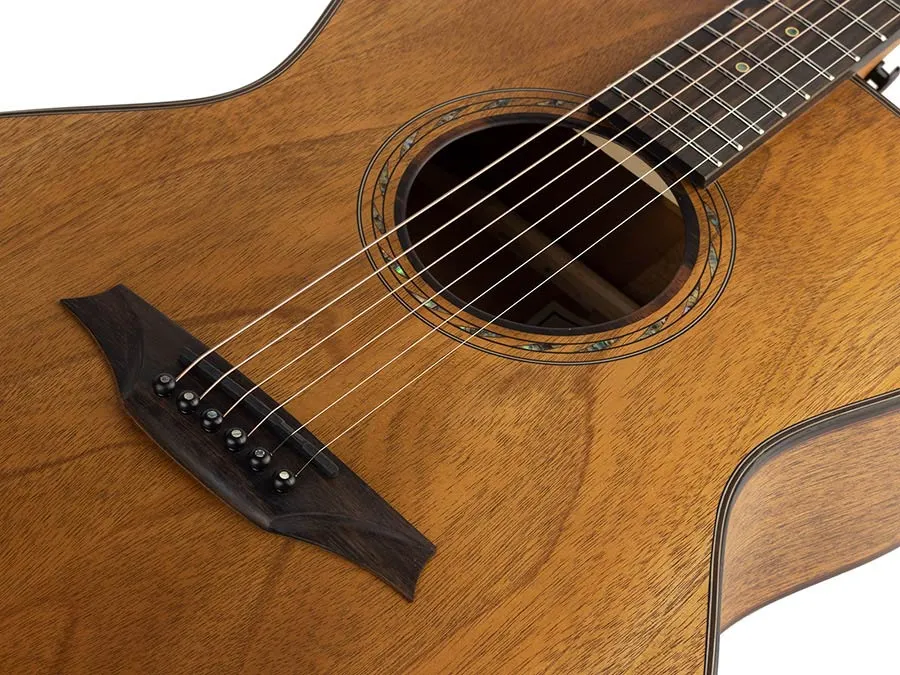 Bromo BAT2M Solid Top Mahogany Auditorium Acoustic Guitar