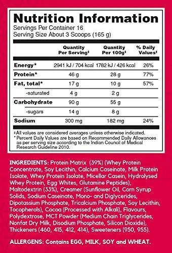 BSN True Mass (5.82 Lbs) Chocolate Milk Shake EXP 19 JUL 2026