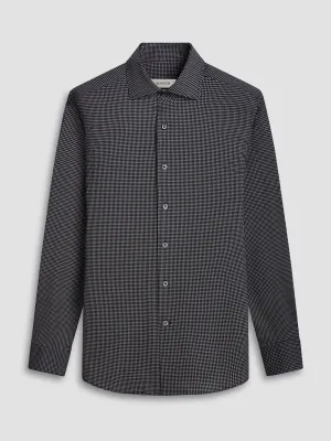 Bugatchi Ooohcotton Devon Long Sleeve Shirt - Black