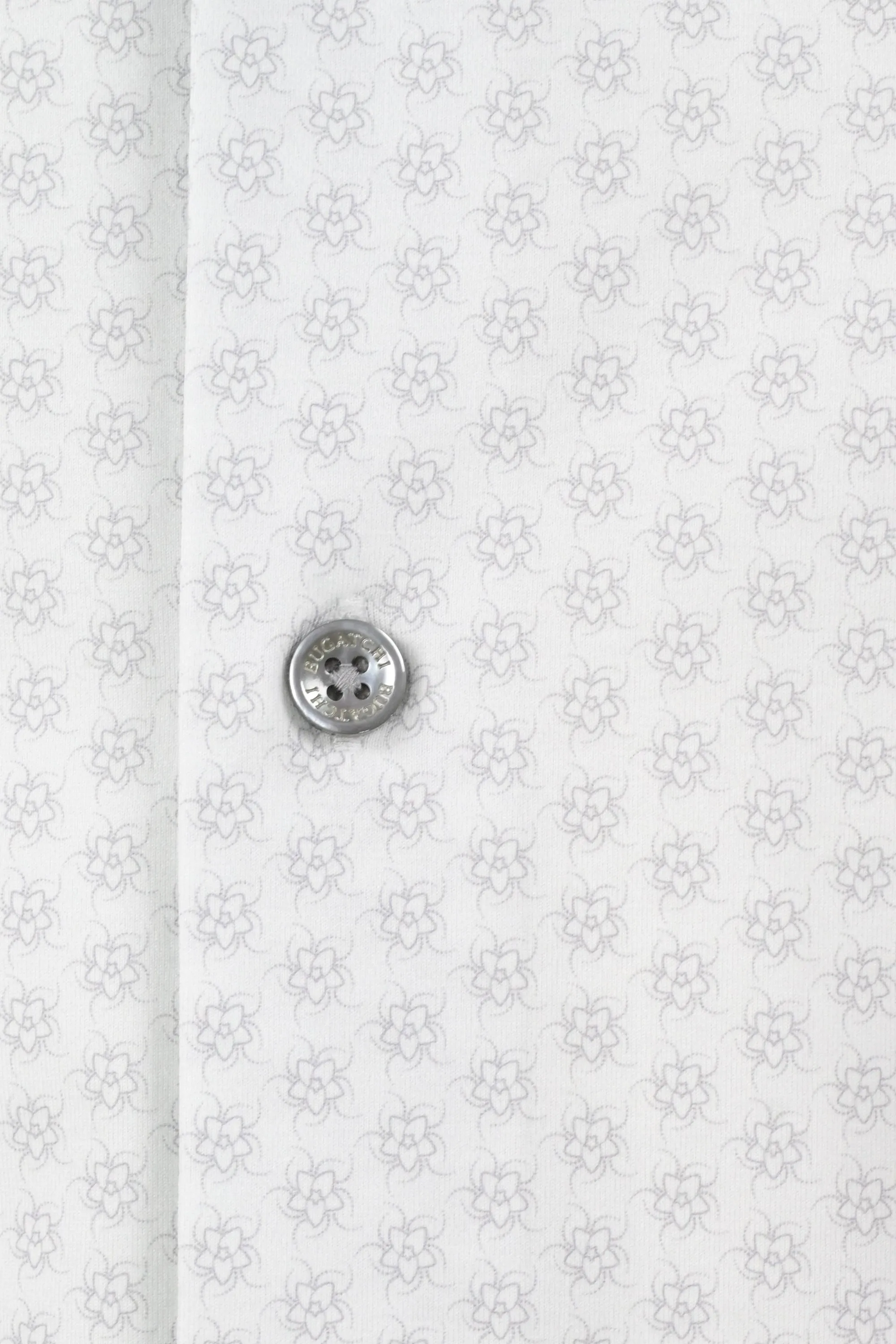 Bugatchi OoohCotton Patterned Shirt - Platinum