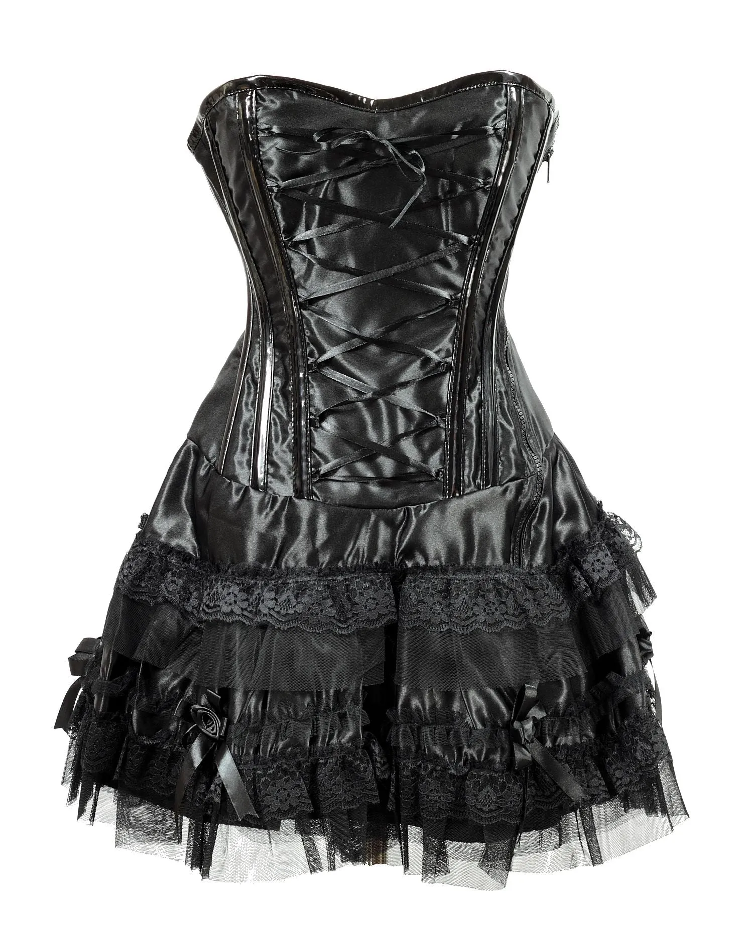 Burleska Steampunk Dress Corset Mini Dress Pirate Gypsy