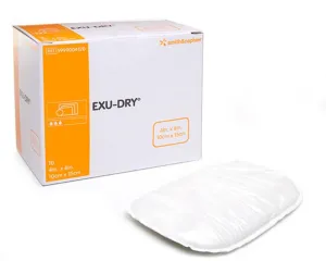 BX/12 EXU-DRY BURN WOUND DRESSING, SIZE 15CM X 23CM