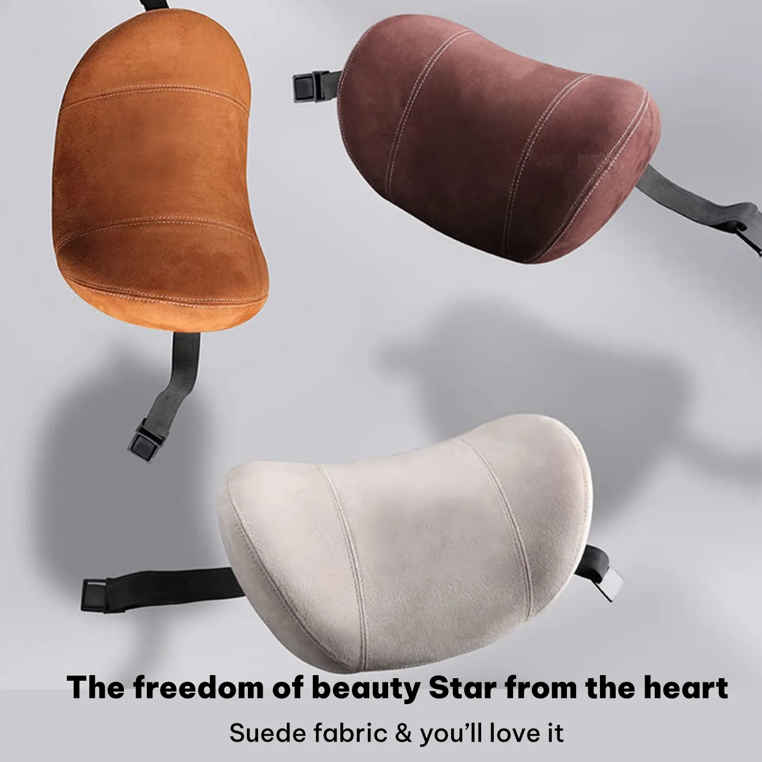 Car Headrest (2 PCS), Custom-Fit For Car, Update Version Premium Memory Foam Car Neck Pillow WATY227