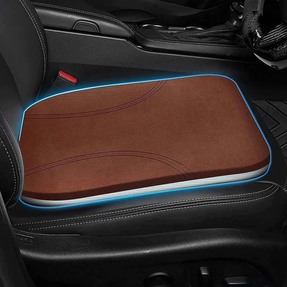 Car Seat Cushion, Custom Fit For Your Cars, Car Memory Foam Seat Cushion, Heightening Seat Cushion, Seat Cushion for Car and Office Chair MT19999