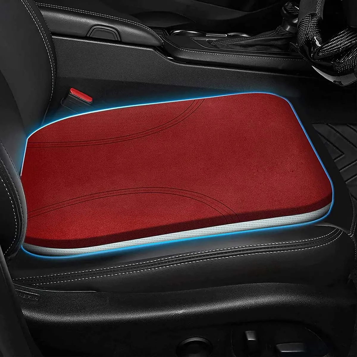 Car Seat Cushion, Custom Fit For Your Cars, Car Memory Foam Seat Cushion, Heightening Seat Cushion, Seat Cushion for Car and Office Chair MT19999