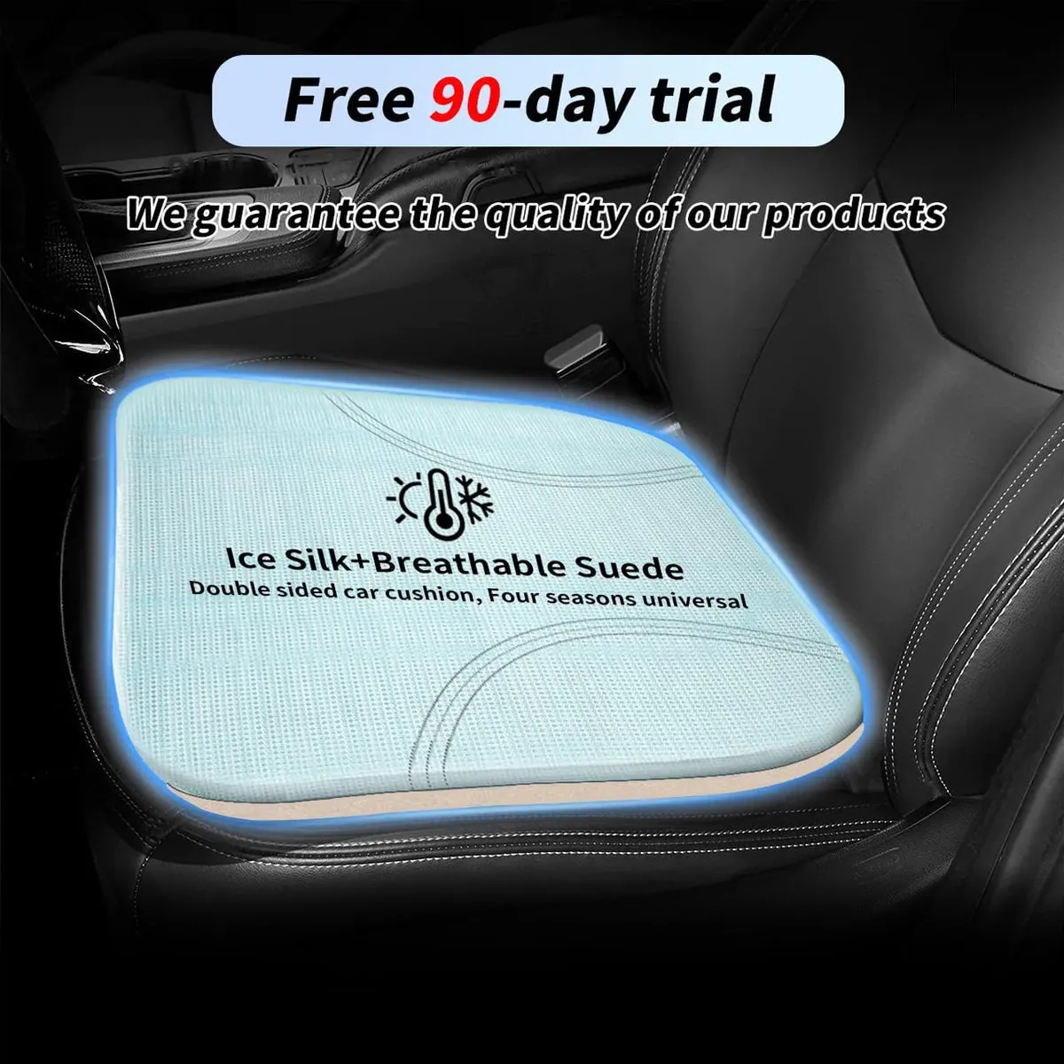 Car Seat Cushion, Custom Fit For Your Cars, Car Memory Foam Seat Cushion, Heightening Seat Cushion, Seat Cushion for Car and Office Chair TS19999