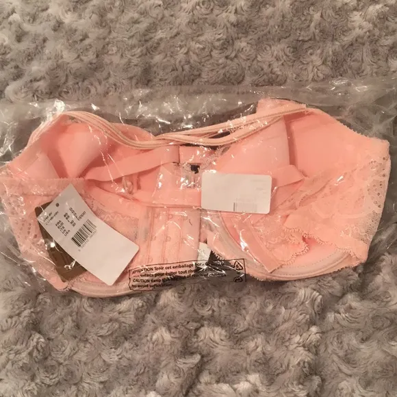 Chantelle Light Pink Merci Demi Underwire T-Shirt Bra 30DDDD NWT