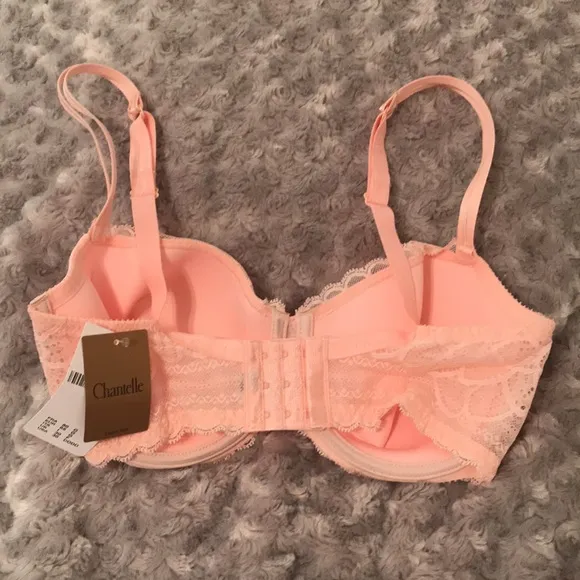 Chantelle Light Pink Merci Demi Underwire T-Shirt Bra 30DDDD NWT